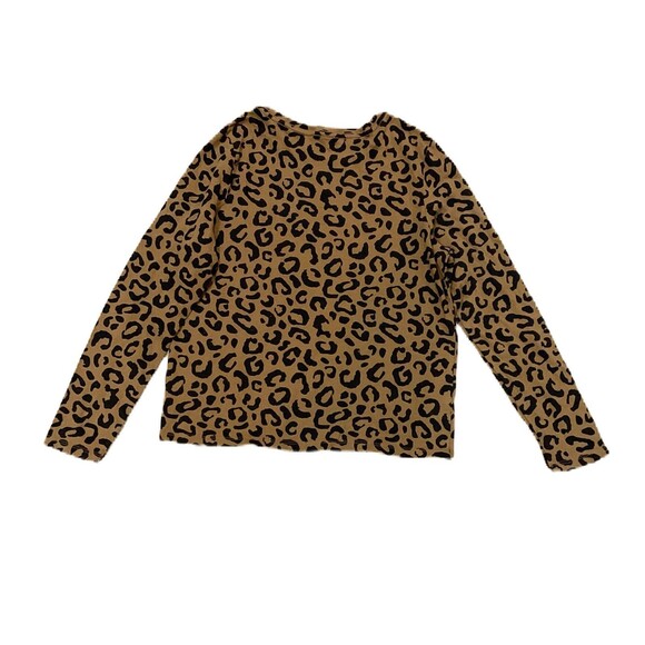 Old Navy “Lead with Love “Leopard Print- Girls Size XL /14-16 with Black Legging - Picture 4 of 4